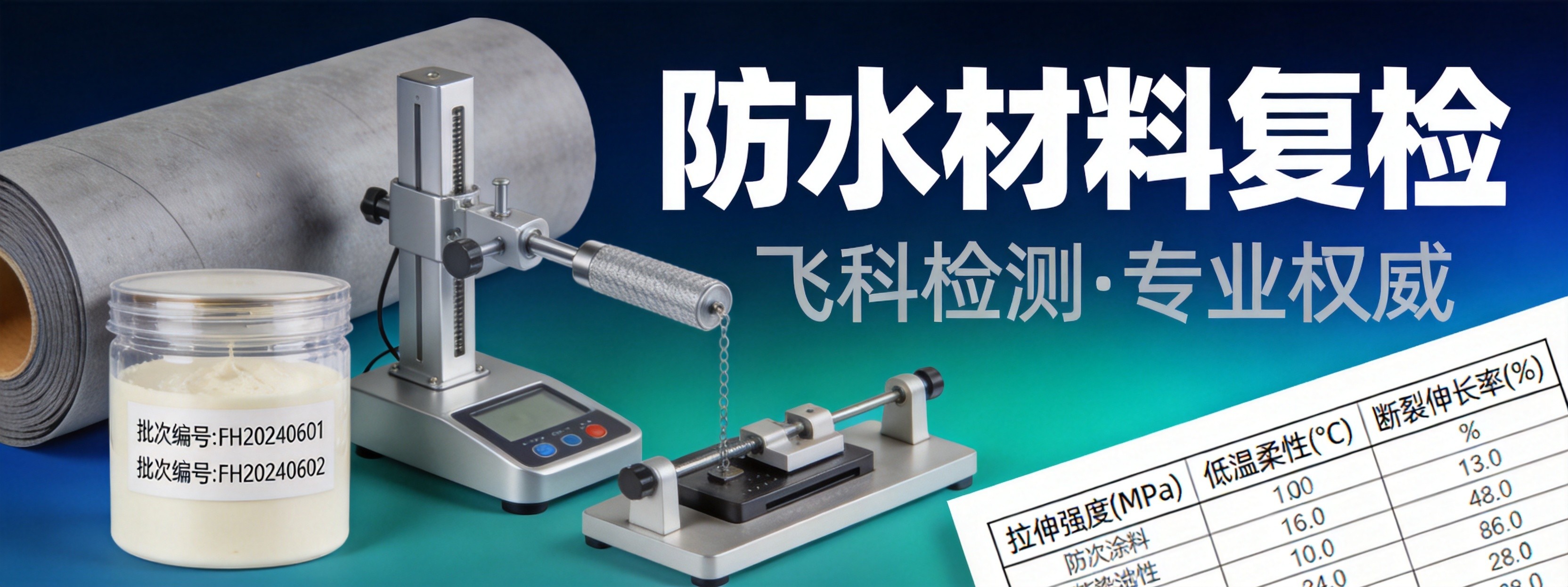 防水材料复检